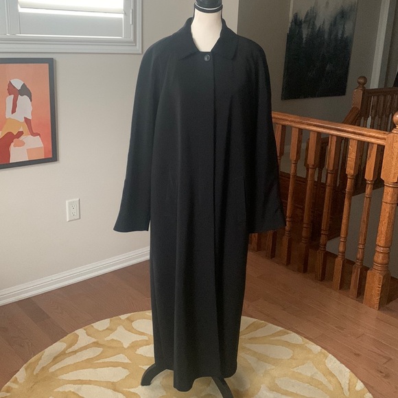 London Fog Maxi Length Trench Coat, Sz 10 - Picture 1 of 11